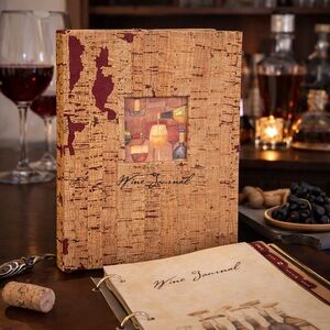 World Market Cork Wine Journal Binder Tabs | Tasting Log Book